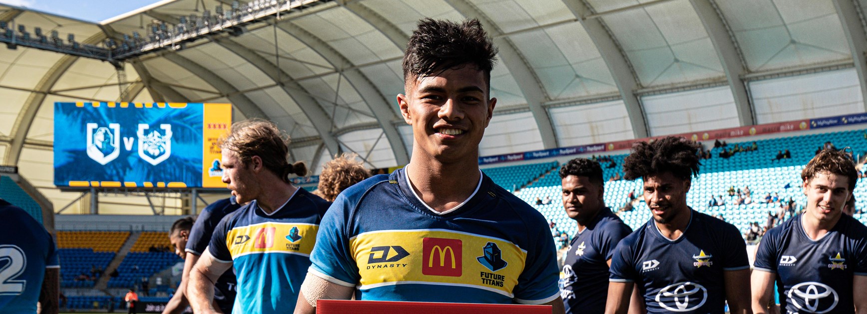 Kini shines in physical Future Titans bout against North Queensland