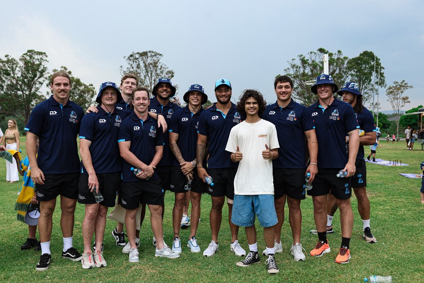 The Gold Coast Titans NRL squad was on hand to celebrate the club's NAIDOC event in December last year.