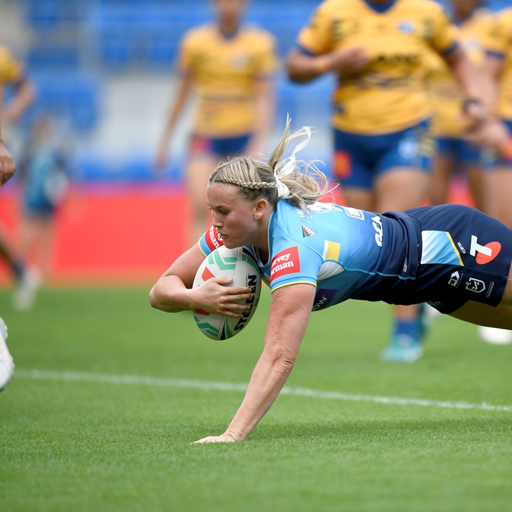 Chapman hat-trick puts Titans on verge of finals