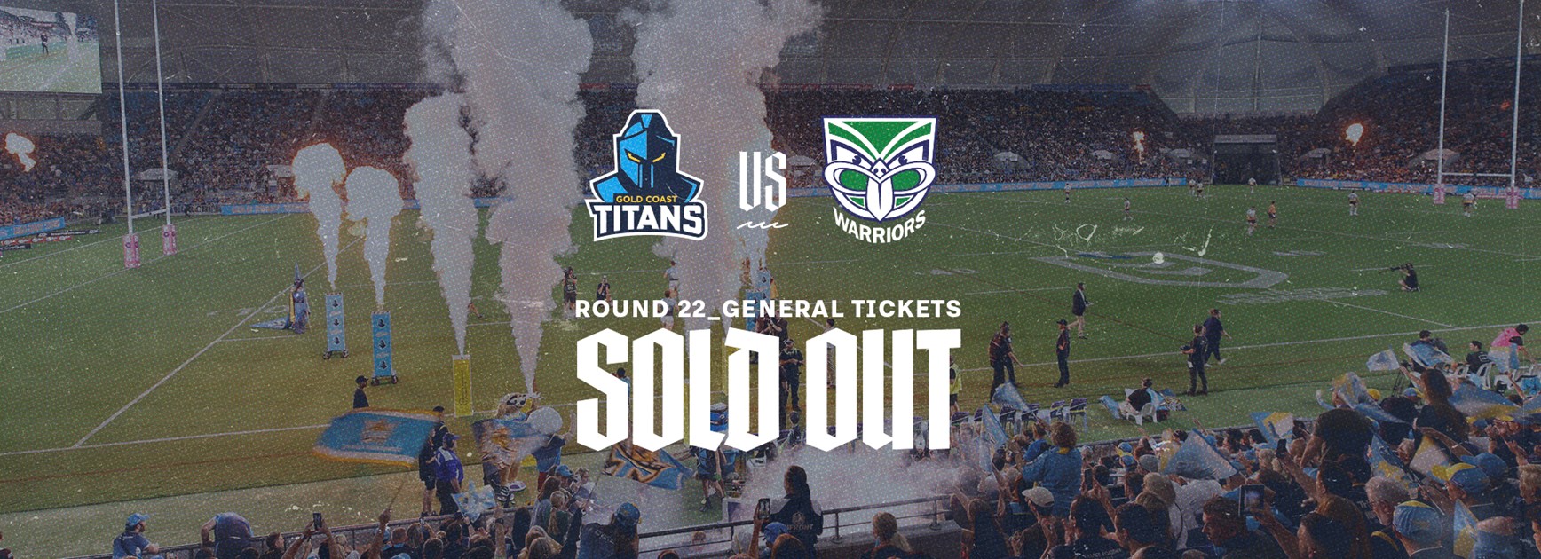 Titans v Warriors general sale tickets sold out