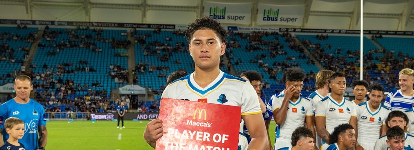 Taylan To'a representing Future Titans in 2023.