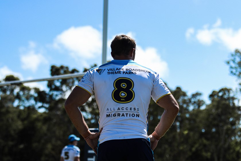 Jolliffe will be playing for a starting jersey in this weekend's trial against the Broncos.