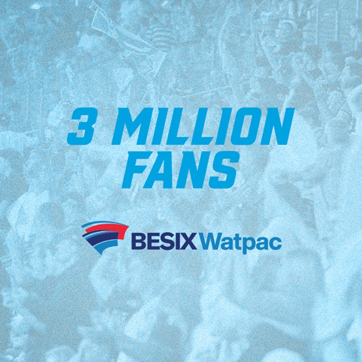 Titans to welcome three millionth fan at Cbus Super Stadium against Panthers