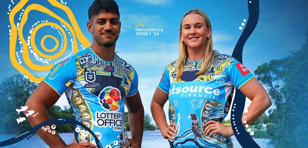 Titans launch first NRLW and NRL Indigenous jersey