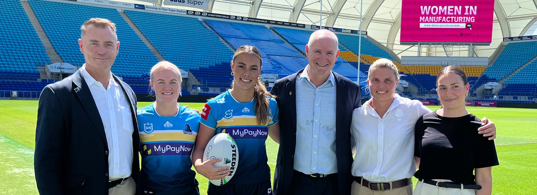 Titans NRLW team backing Women in Manufacturing to inspire young apprentices