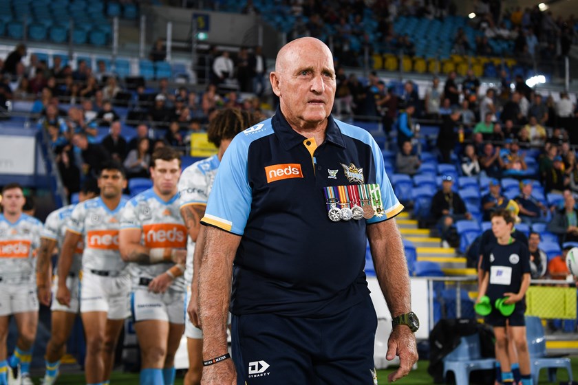 Club trainer and strapper Darrell Madge is a  Vietnam War Veteran.