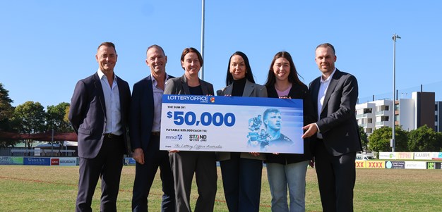 The Lottery Office donate $50,000 to support Jai Arrow and MND Queensland