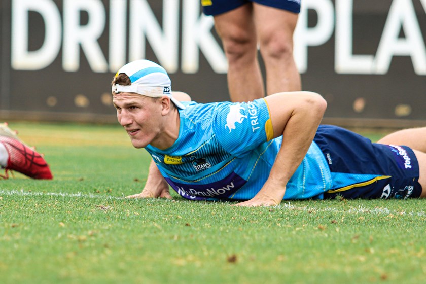 Ben Liyou is recovering well after surgery on his ACL. Photo: Gold Coast Titans