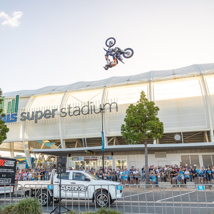 What’s On: Catch the Airtime FMX show before live footy kicks off on the Coast