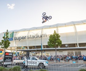 What’s On: Catch the Airtime FMX show before live footy kicks off on the Coast