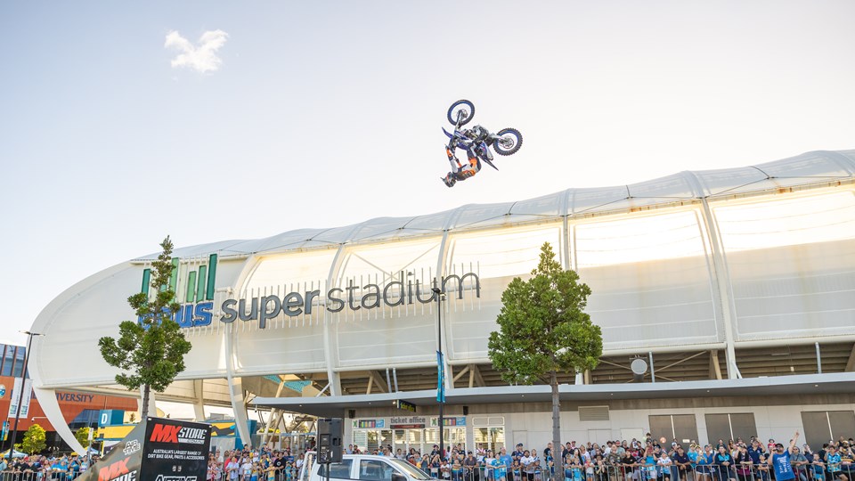 What’s On: Catch the Airtime FMX show before live footy kicks off on the Coast
