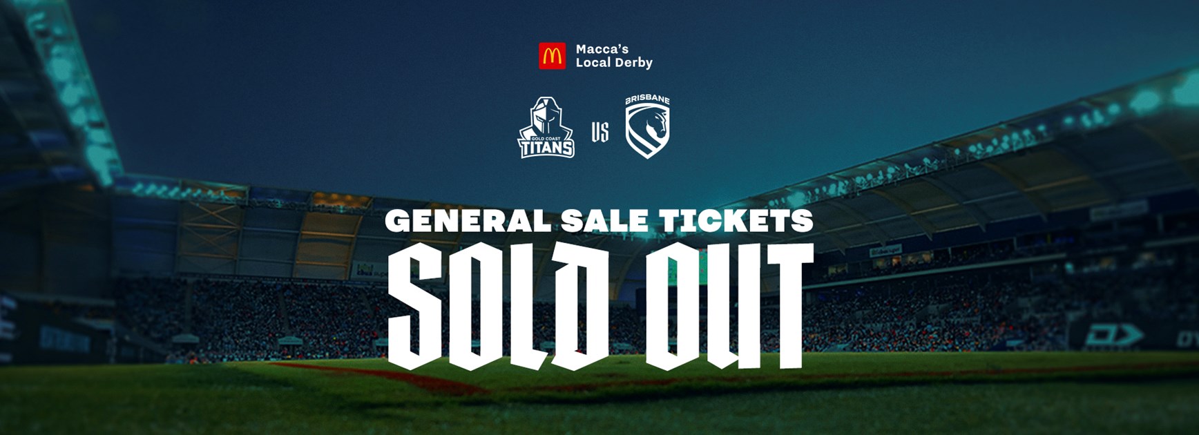 Derby general sale tickets sold out