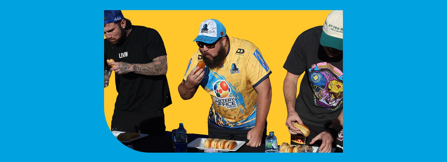 Enter the Titans 2026 Hot Dog Eating Contest