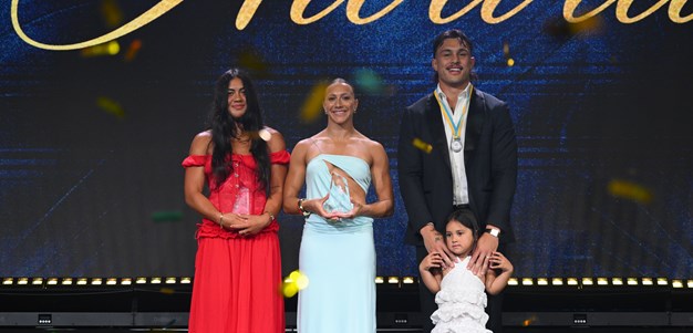 Tino joins Bailey with third Paul Broughton Medal as NRLW split honours