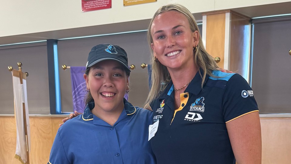 Chapman recognised in NRLW Community Team of the Year