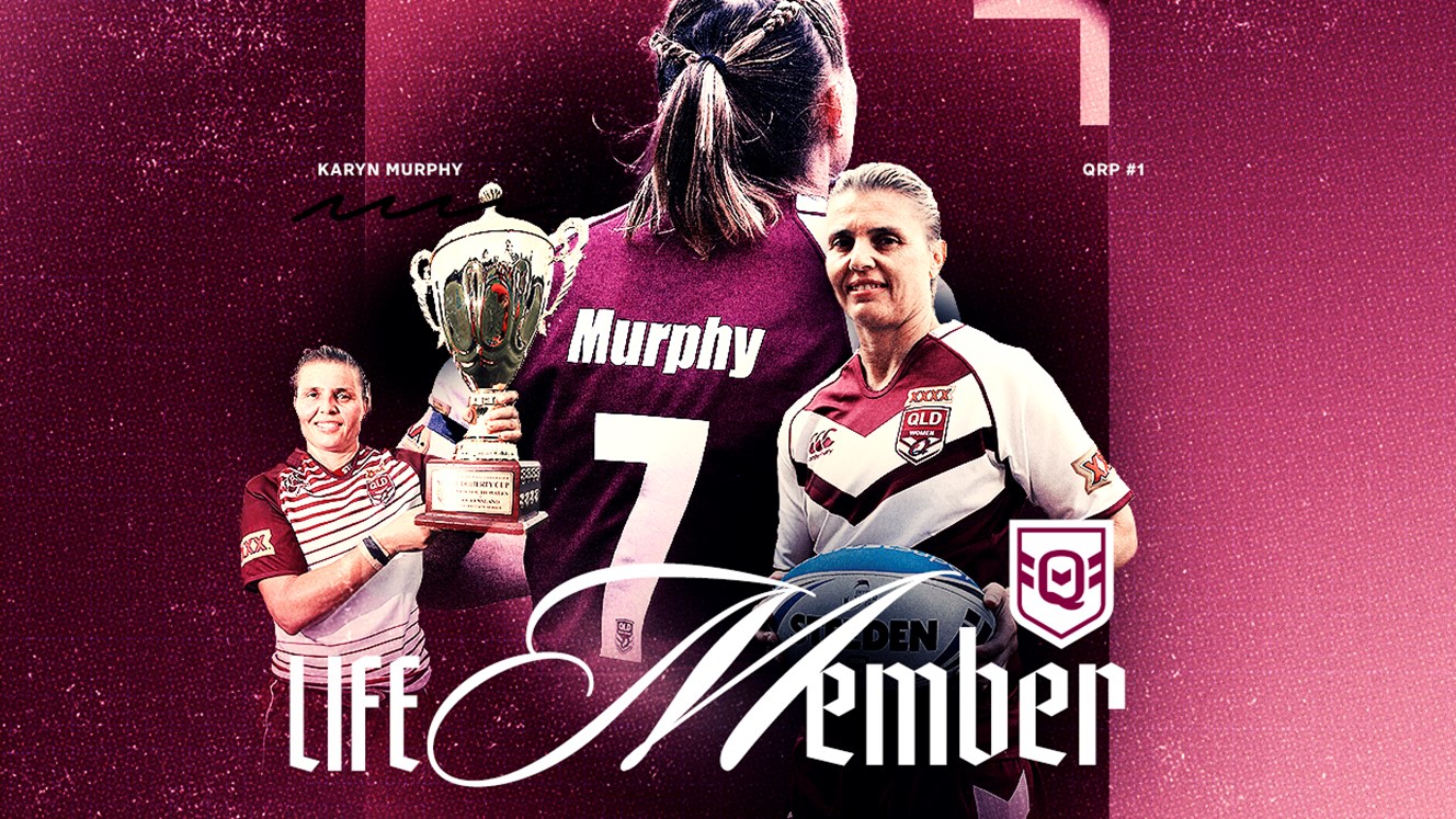 Murphy awarded QRL life membership in recognition of incredible career