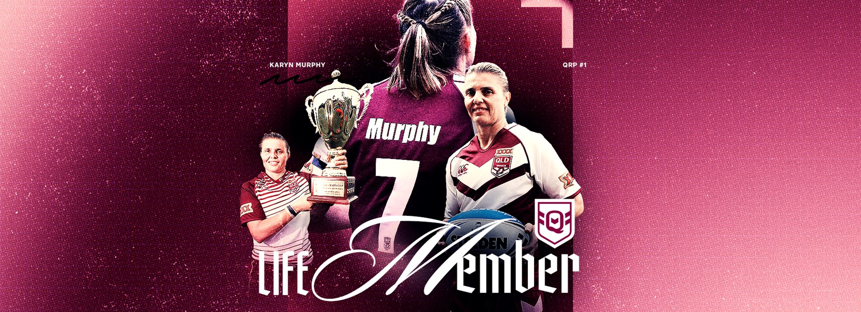 Murphy awarded QRL life membership in recognition of incredible career