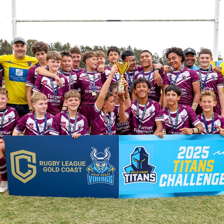 Titans & RLGC elevate Junior Rugby League