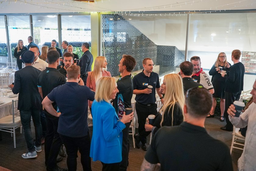 The event was a great opportunity for businesses to meet and greet throughout the morning.