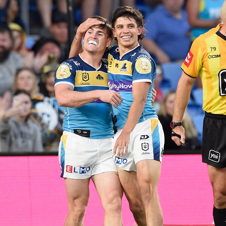 Brimson, Marzhew star as Titans take down Knights with 12 men