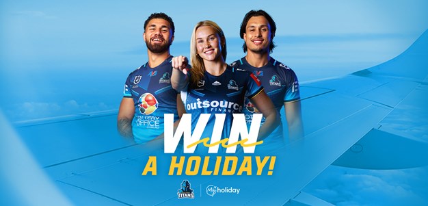 Treat yourself to a holiday with a Titans Membership