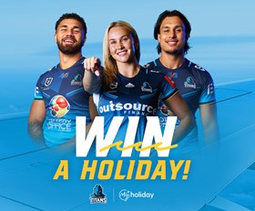 Treat yourself to a holiday with a Titans Membership