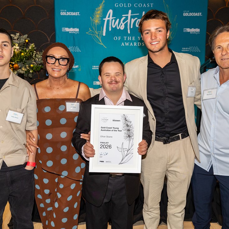 Sloane's energy and positivity acknowledged through Gold Coast recognition