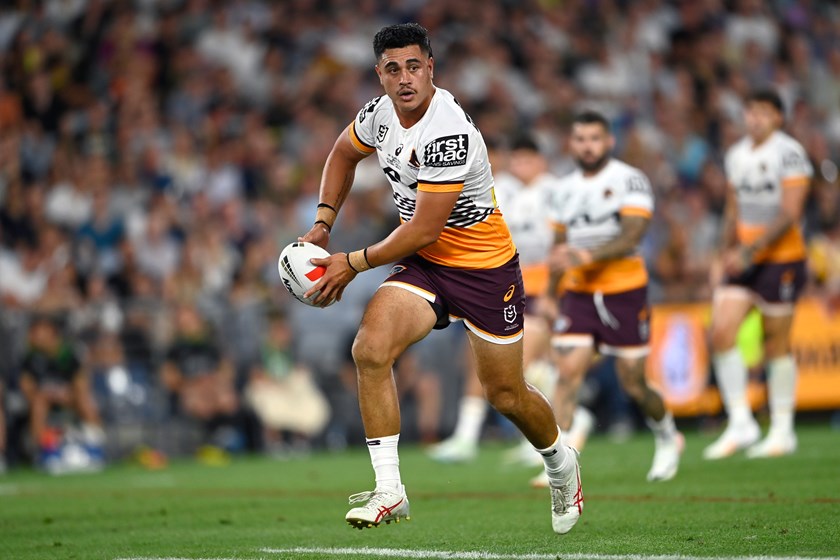 Palasia played 38 minutes for the Broncos in the 2023 grand final.