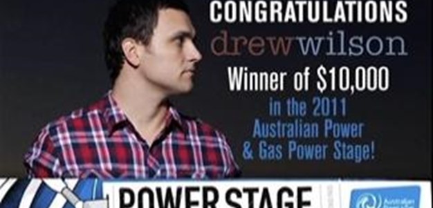 Power Stage $10 000 Winner 2011 Drew Wilson