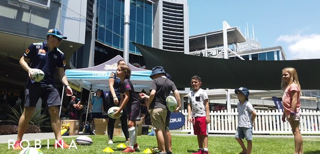 Titans Host Summer Clinic at Robina Town Centre
