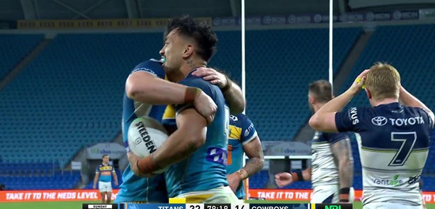 Herbert shows his skill to score late for the Titans