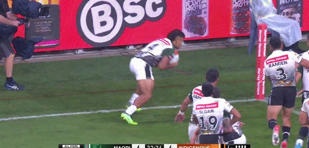 Marsters finishes off a slick backline move
