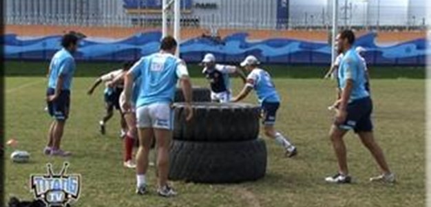 Titans Conditioning Towards the Finals