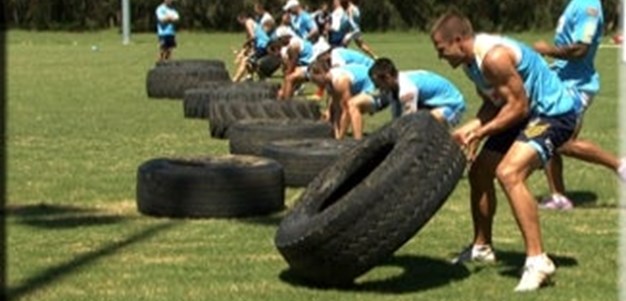 Titans Tyre Training