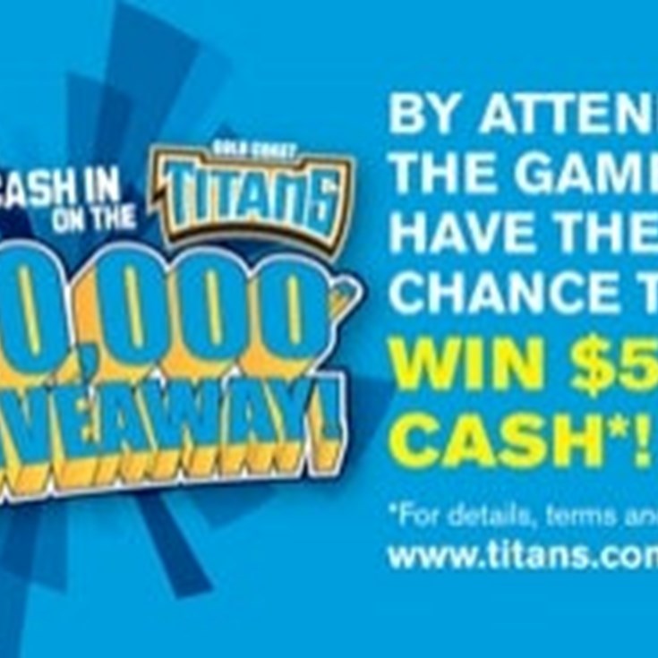 5K Giveaway - Titans V Cowboys