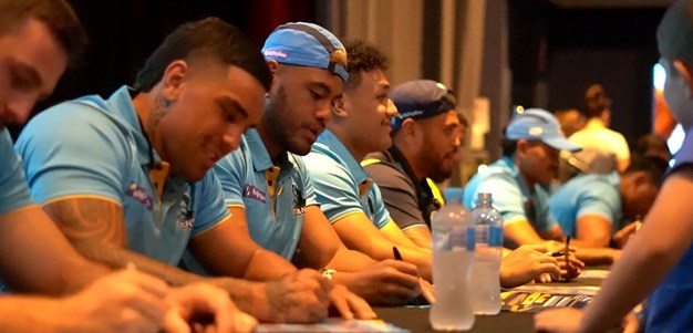 NRL Players, NRLW Players and Members celebrate at White Christmas
