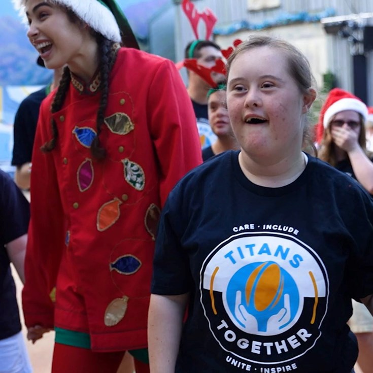 Titans Together participants tackle Christmas favourite