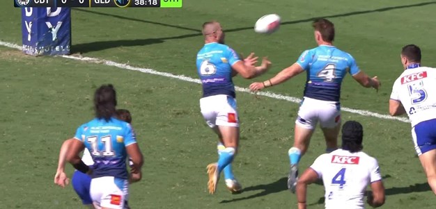 A try goes begging early for the Titans