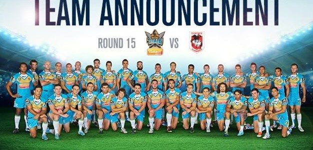 Rd 15 Team Announcement
