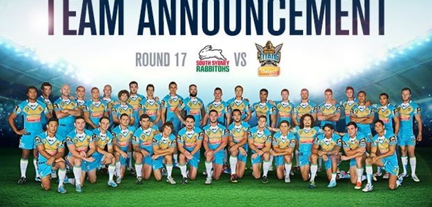 Rd 17 Team Announcement