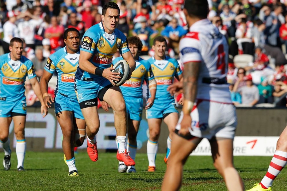 NRL St George Illawarra VS Gold Coast Titans at WIN Jubilee Stadium, monday 24 August 2014. pic Dave Tease | SMP Images