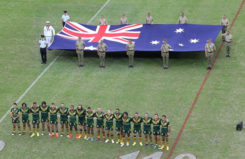  : Digital Image Charles Knight Â© NRLphotos. ARL Representative Rugby League, Australia v New Zealand at Suncorp Stadium, Brisbane, May 3rd 2015.