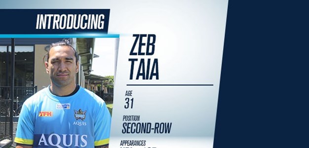Our new boys: Zeb Taia