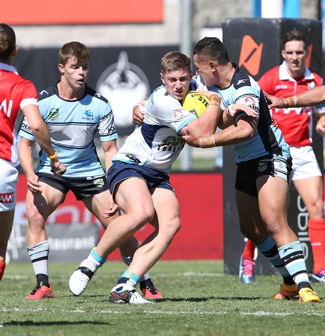 Competition - NYC PremiershipRound - Round 06Teams - Cronulla-Sutherland Sharks v Gold Coast TitansDate - 10th of April 2016Venue - Southern Cross Group Stadium, Sydney NSWPhotographer - Robb Cox