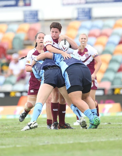 : Women's Rugby League, Interstate Challenge, NSW v Qld, at Townsville, Saturday June 27 2015. Digital Image by Colin Whelan nrlphotos.com