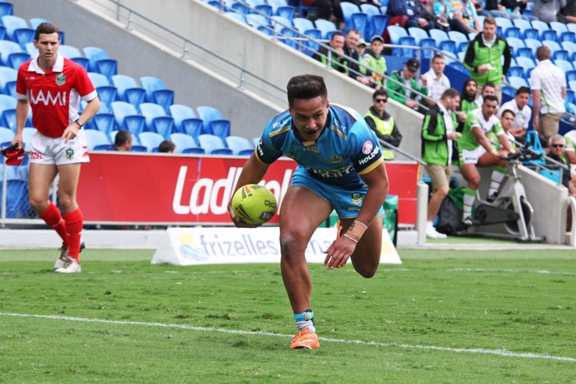 Competition - NYC Premiership 
Round - Round 16
Teams - Gold Coast Titans v Canberra Raiders
Date - 26th June 2016 
Venue - Cbus Super Stadium, Robina, QLD Photographer - Kylie Cox