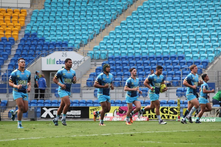 Competition - NYC Premiership 
Round - Round 16
Teams - Gold Coast Titans v Canberra Raiders
Date - 26th June 2016 
Venue - Cbus Super Stadium, Robina, QLD Photographer - Kylie Cox