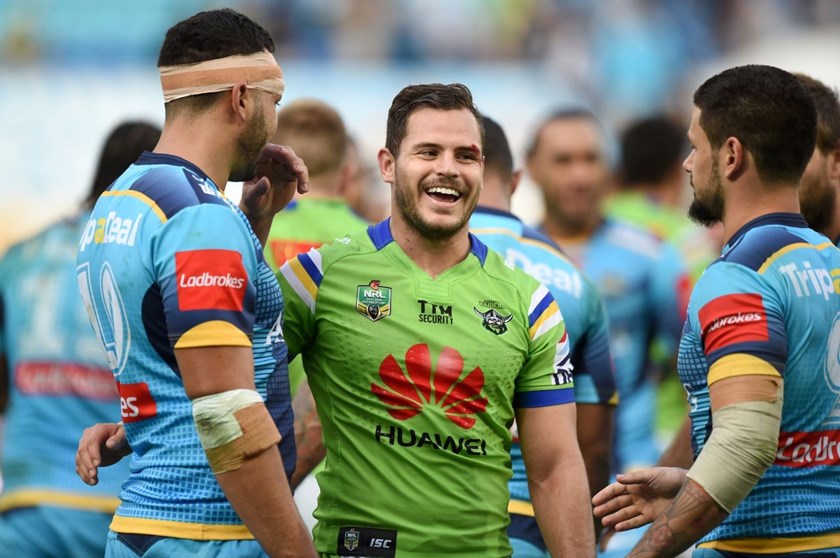 NRL Premiership 
- Round 16 
- Gold Coast Titans V Canberra Raiders 
- 26 June 2016 
- CBUS Super Stadium, Gold Coast, Qld 
- Scott Davis
