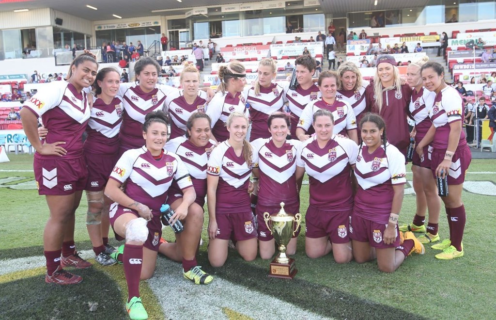 Match was drawn but meant Qld retained the trophy: 	Women's Rugby League, Interstate Challenge, NSW v Qld, at Townsville, Saturday June 27 2015. Digital Image by Colin Whelan Â© nrlphotos.com