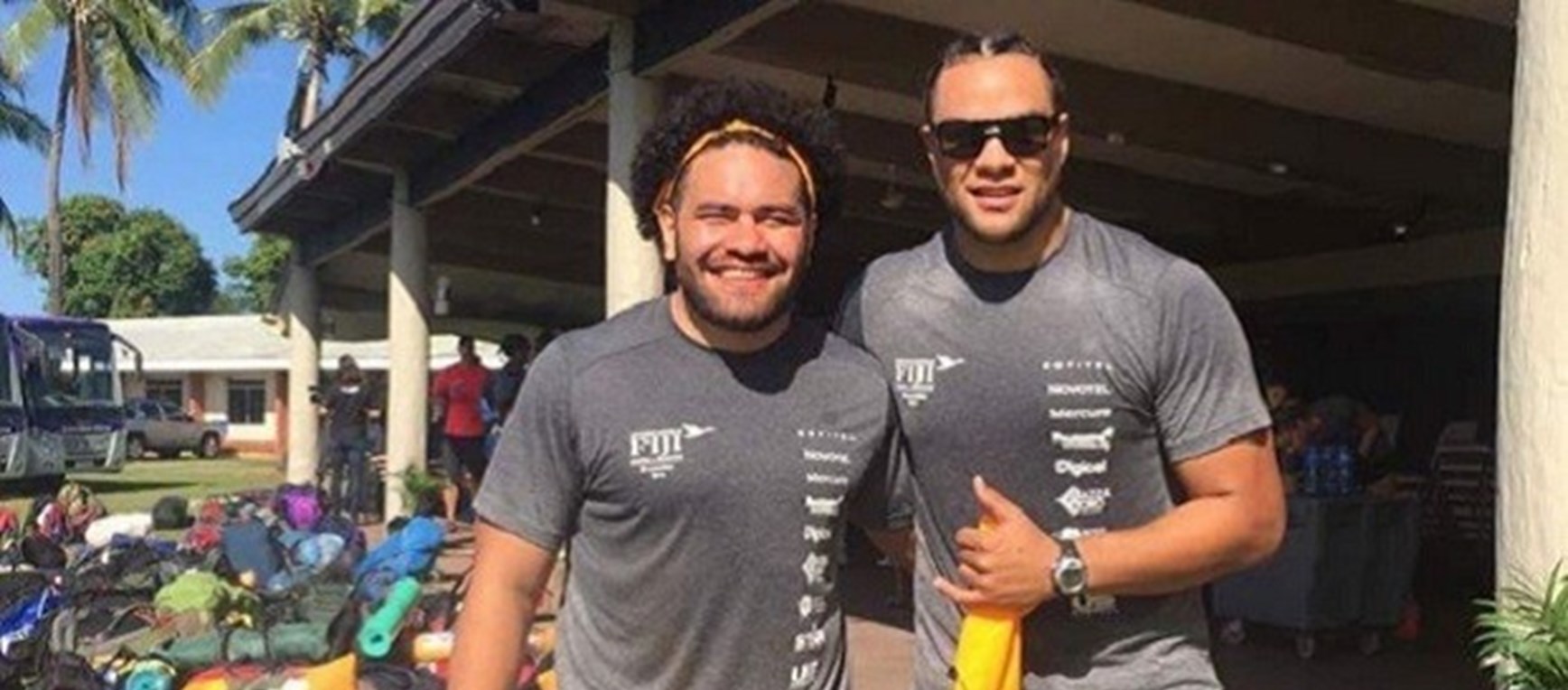 Hurrell and Pulu in Fiji to support kids
